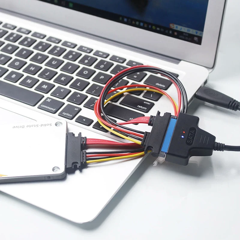 Удлинительный кабель SATA 22Pin 5 шт. штекер гнездо 7 + 15 Pin серия ATA комбинированный для