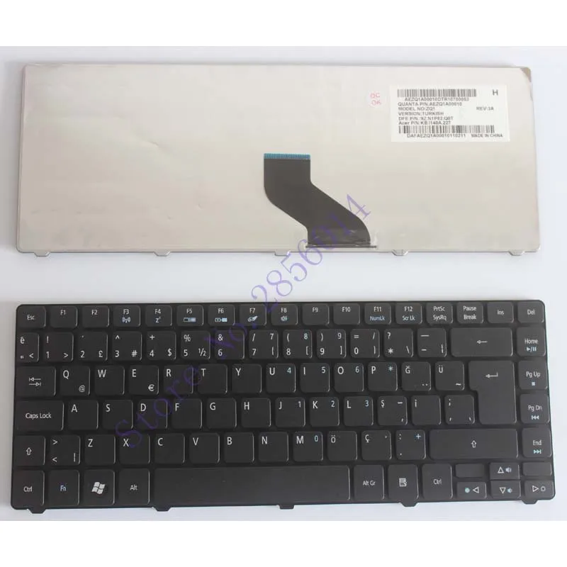 

Turkey Keyboard FOR ACER 3810TG 3810T 4750G 3810 4736 3820 4820 4741 4755 4535 4540 4743G 5942 5942G 4350G TR laptop keyboard