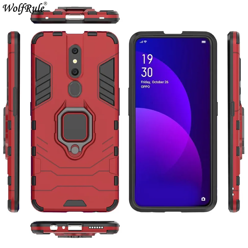 Для OPPO F11 Pro Чехол для телефона OPPO F11 бампер кольцо держатель Броня защитный чехол для телефона для OPPO F11 Pro Чехол Funda 6,53''