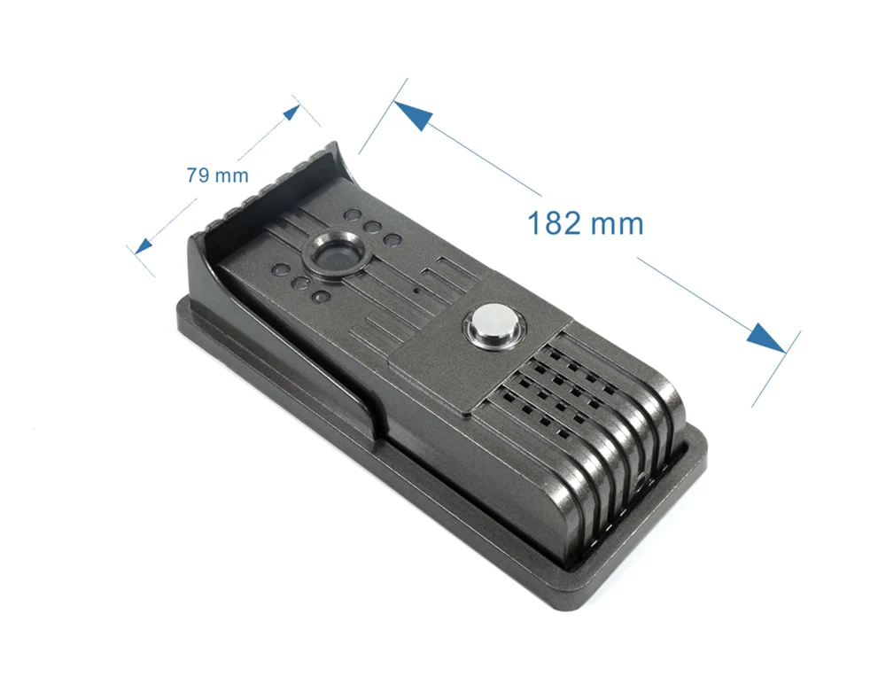 Видеодомофон 1 камера 4 монитора 7 дюймов домофон дверной звонок с ночным видением