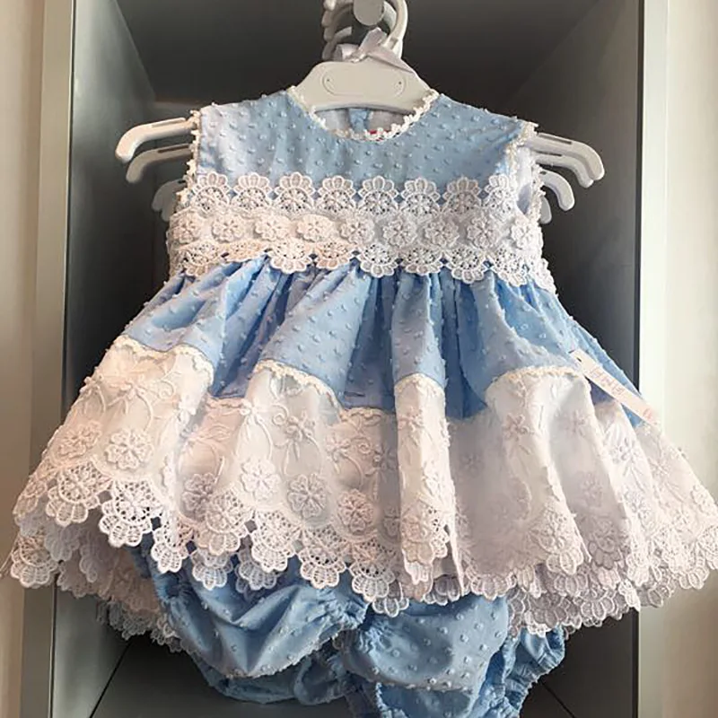 Новинка лета 2019 жаккардовое платье без рукавов на заказ в Испании кружевное +