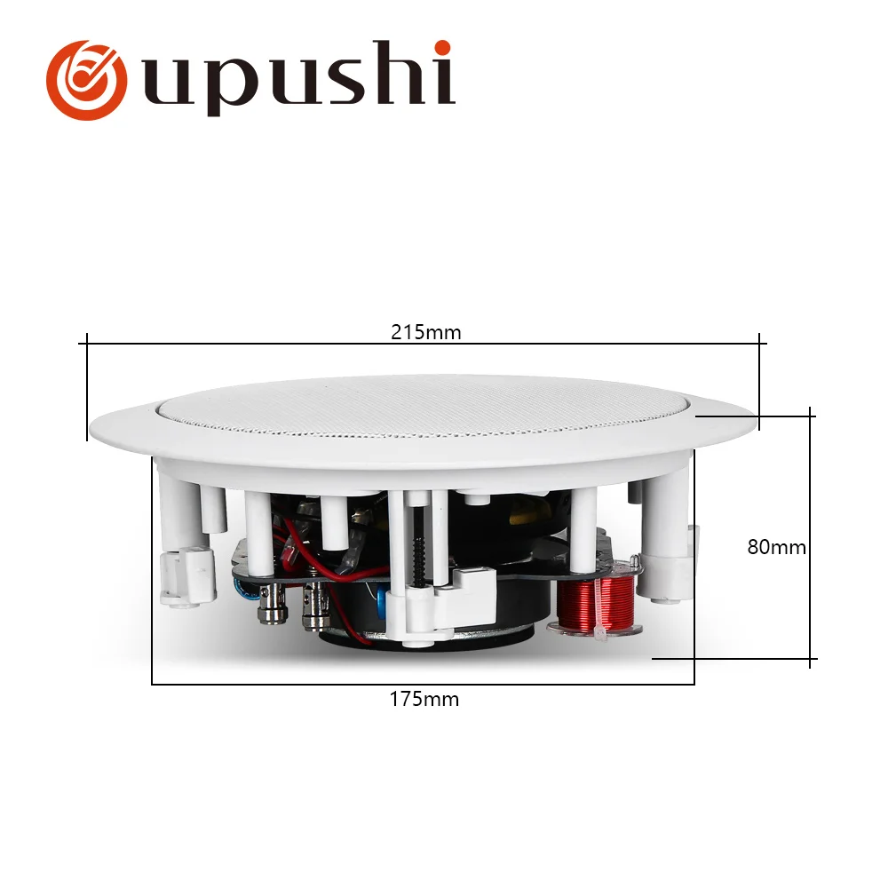 Коаксиальный потолочный громкоговоритель Oupushi KS818 10 Вт 80 8 Ом подключающий