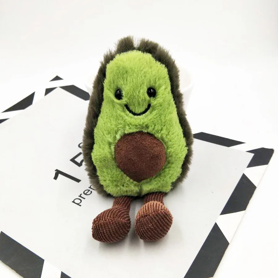 Мягкие каваи авокадо плюшевые фрукты игрушки мультфильм кулон брелок Lucky Doll детские игрушки дети подарок игрушки
