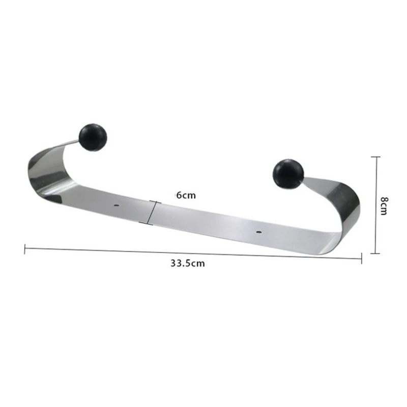 

Stainless Steel Paper Towel Holder Household Kitchen Roll Paper Holder With OPP Bags Kitchen Paper Holders