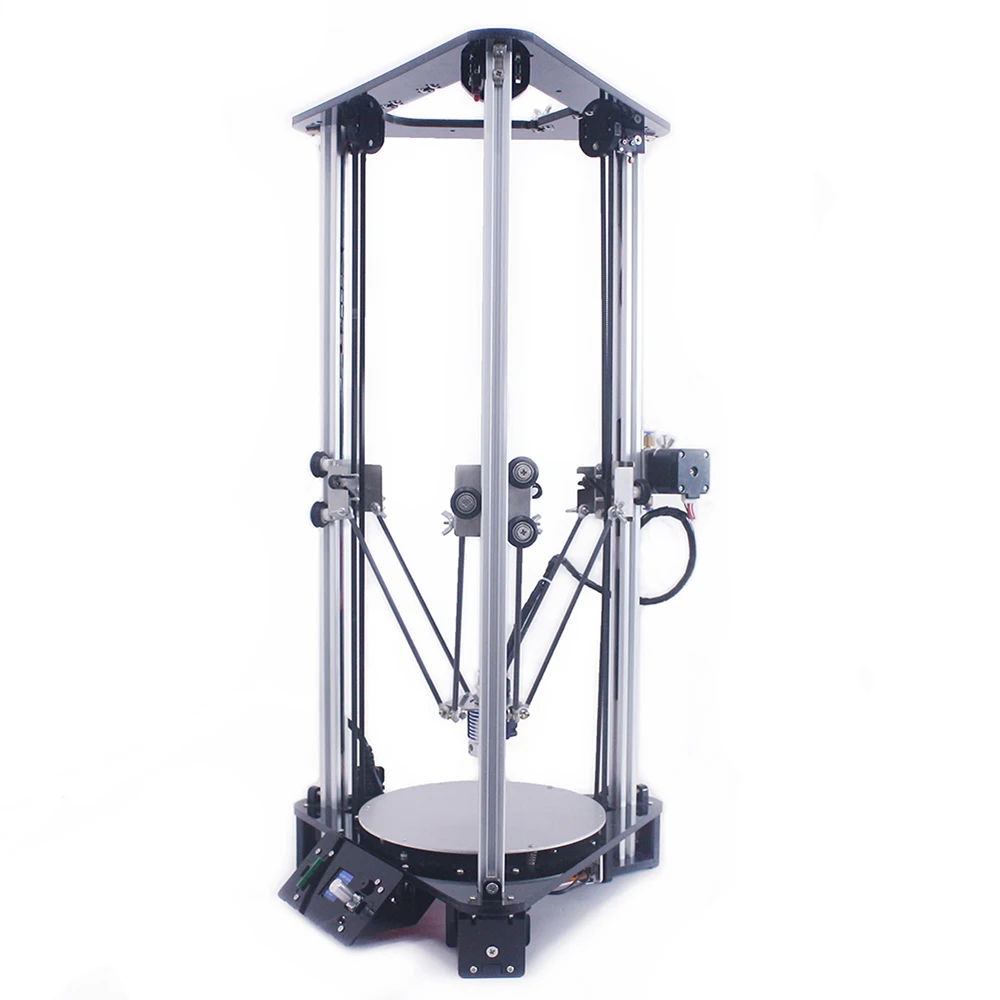 Sinis 3d принтер версия на шкивах линейная направляющая алюминиевая рама Delta коссель