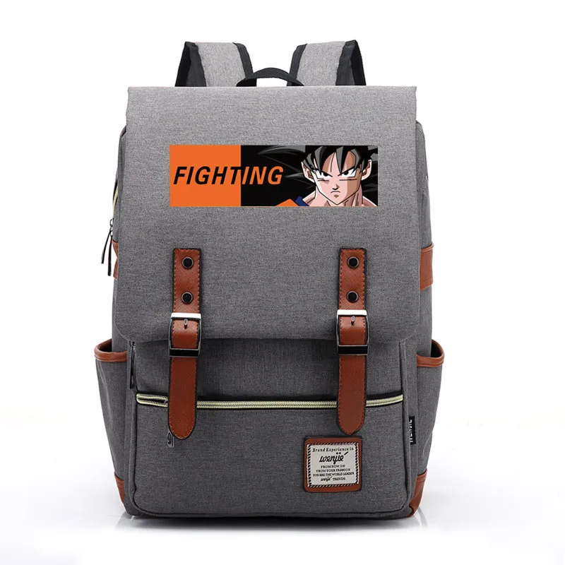5 Брезентовый Рюкзак Dragon Ball для женщин и мужчин, школьные рюкзаки, сумки для подростков, девочек и мальчиков, большая вместительность, сумка для ноутбука, рюкзак - Цвет: 5