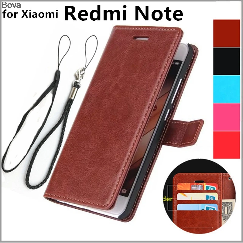 Чехол для Xiaomi HM Note с держателем карт чехол Redmi 1 LTE 4G кожаный телефона Ультратонкий