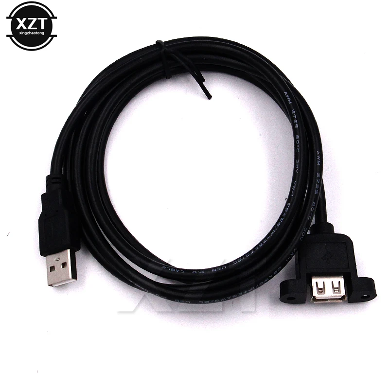 1 шт. Высокое качество USB 2 0 папа к женскому Удлинительный кабель с винт крепления