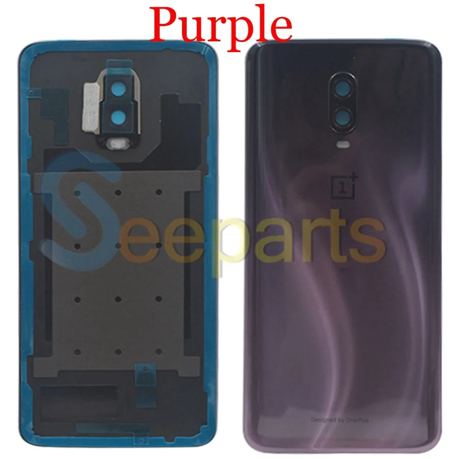 Чехол для аккумулятора Oneplus 6 T задняя крышка стеклянной двери запасные части
