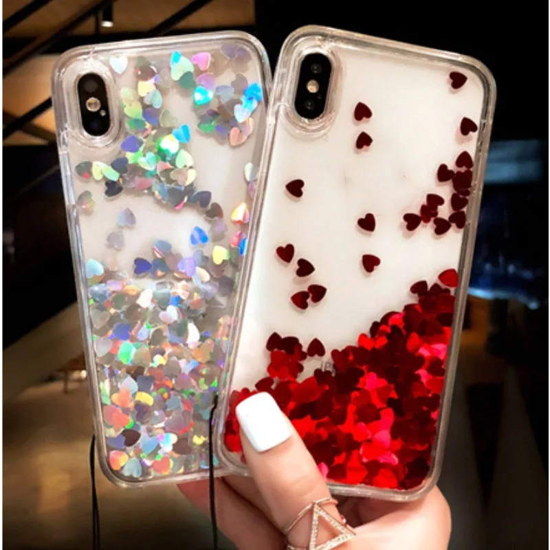 Чехол для iPhone XS max X чехол с динамическим жидким песком Apple 7 6 8 6s plus XR футляр |