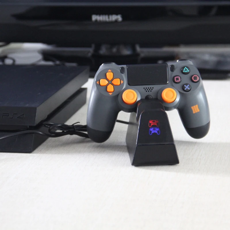 Двойная USB-зарядка для PS4 PlayStation 4 подставка джойстиков | Электроника