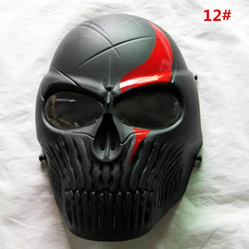 Тактика Пейнтбол Полный маска для лица с анти туман объектив CS игры на открытом