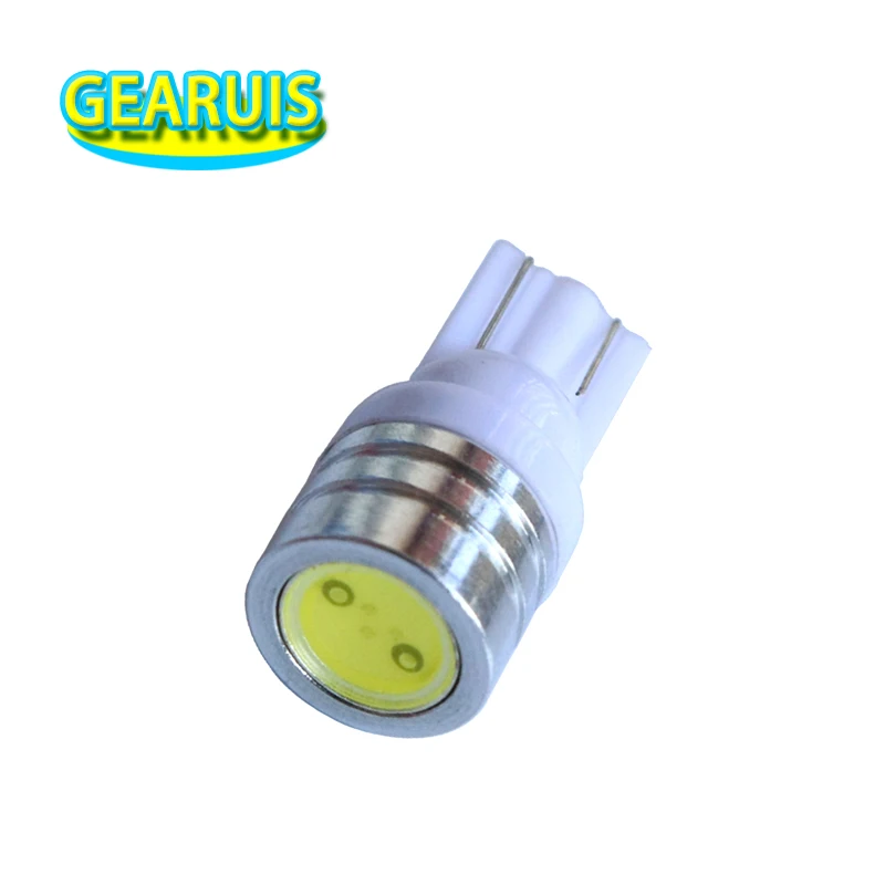 10 шт. автомобильный LED T10 COB 3 чипа 40MA 501 168 W5W интерьерный клиновидный лампочка с