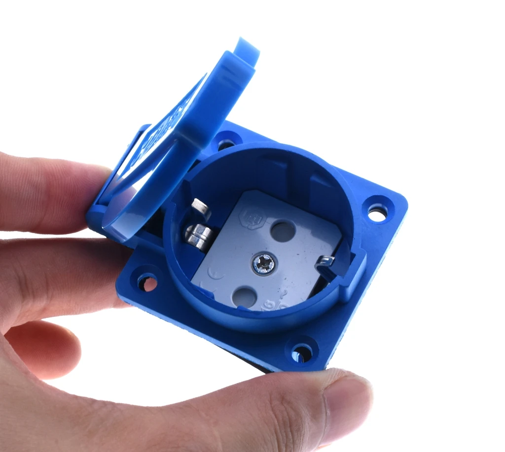 Европейская водонепроницаемая IP54 промышленная розетка переменного тока