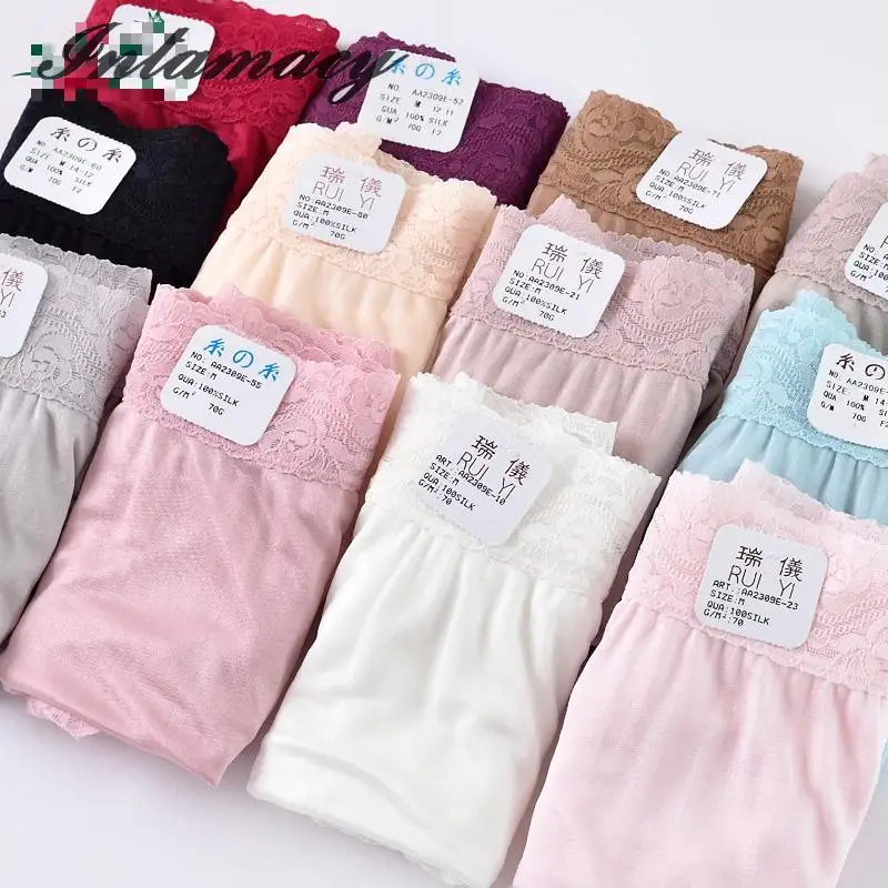 Женское нижнее белье шелковое кружевное 42 Pin простая комфортная сумка бесшовные