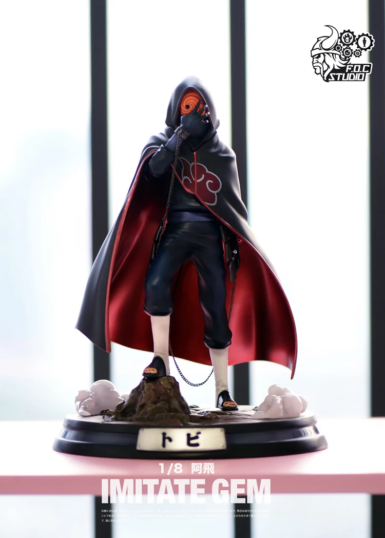 Модели вентиляторов FOC Наруто Акацуки Тоби Учиха Obito gk смола фигура содержит светодиодный светильник глаз для игрушки для коллекции