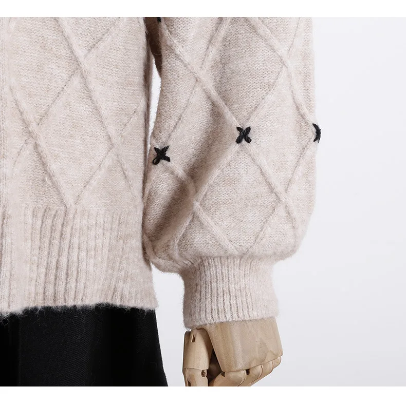 Women Winter Pullover and Sweaters Oneck Twisted Sweater Pull Femme Sweter Mujer Short Femninino 2019 winter sweater | Женская одежда