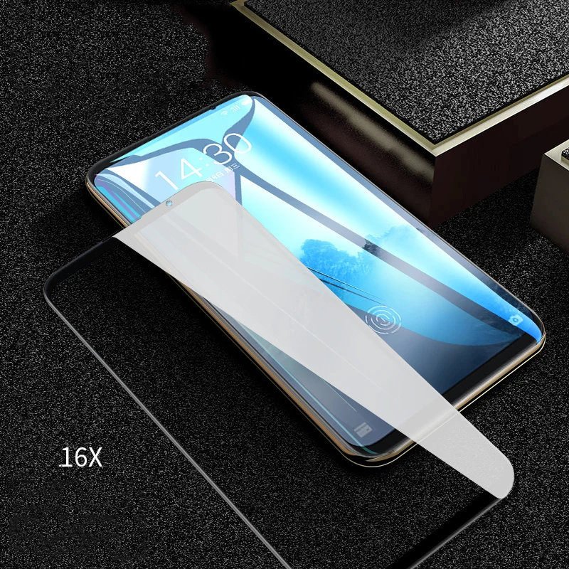EXUNTON полное покрытие анти-шпионское антибликовое закаленное стекло для Meizu 16S 16 TH 16X анти-шпионская Защитная пленка для экрана