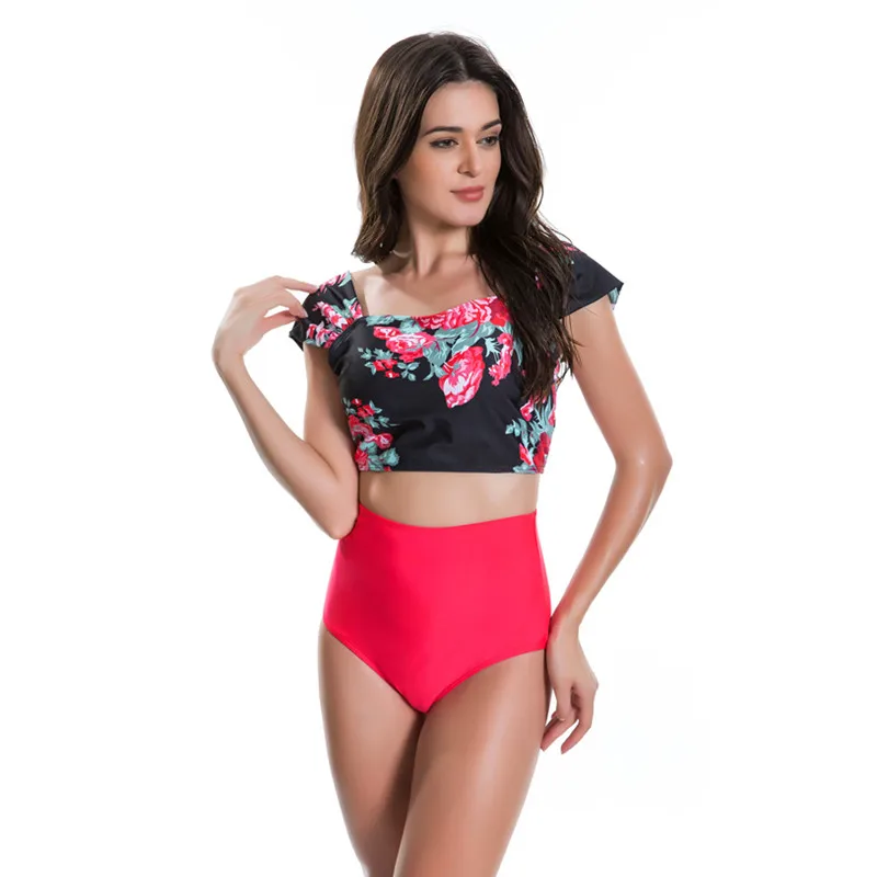 YILU Women Striped Swimwear 2018 New Bikini Sexy Brazilian Print Sets Bathing Suit Push Up Swimsuit Beach Biquini |