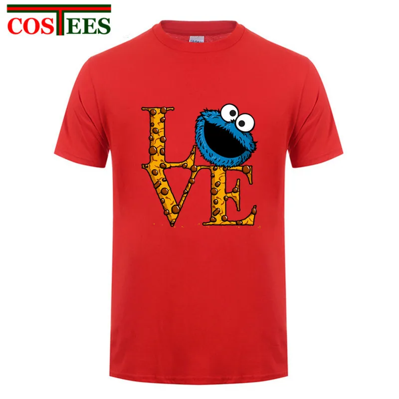 Humor Love cookies футболка для мужчин новинка с изображением кунжута уличного печенья