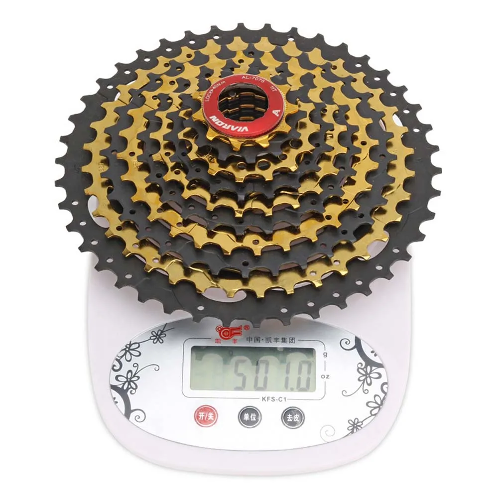 MTB Bike Cassette Freewheel 10 Speed 11-42T Wide Rotio wide-toothed with Variable Speed Bike cog cdg 10 Velocidade 42T VIARON