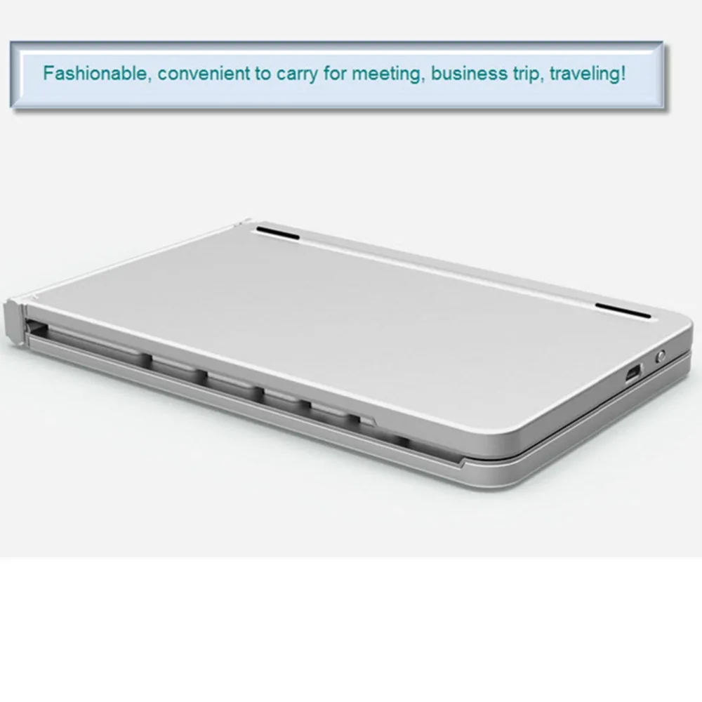 Kemile складной портативный универсальный беспроводной Bluetooth 3,0 клавиатура для ipad 9,7 Складная маленькая клавиатура для IOS