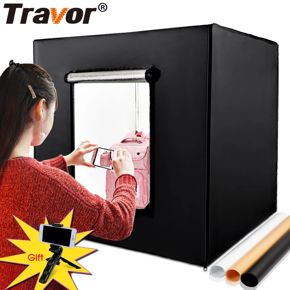 Travor 80*80 см софтбокс для фотостудии Профессиональный фотобокс светильник