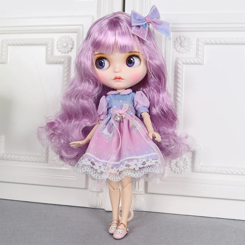 Ледяной DBS Blyth кукольные 1/6 шарнирное тело ручная роспись матовая лицевая сторона