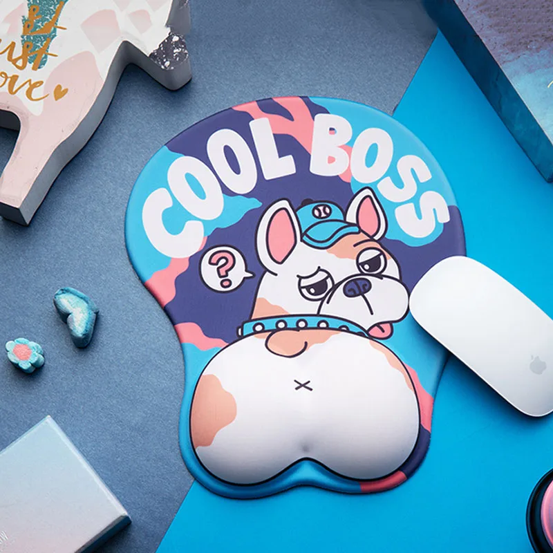 Новый 3D милый аниме Коврик Для Мыши Эргономичный мягкий силиконовый гель Аниме