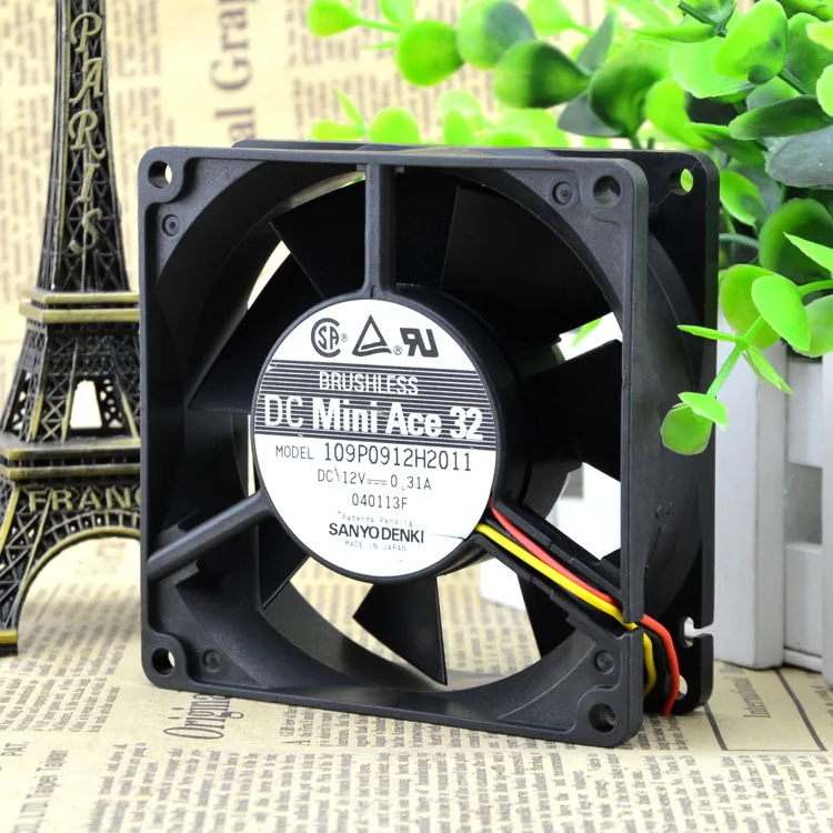 

Free Delivery. 109 9032 9 cm p0912h2011 12 v 0.31 A fan