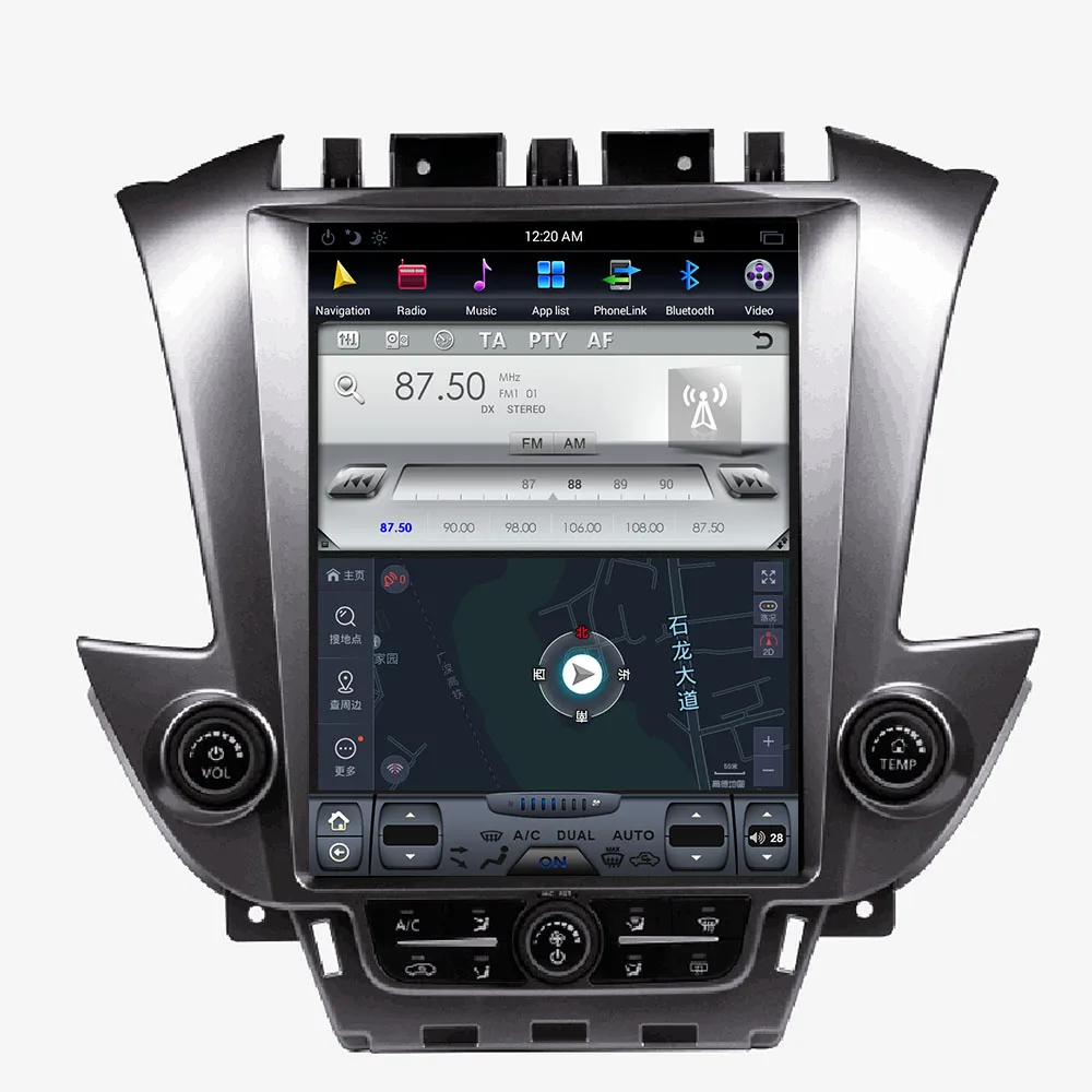 Для Tesla Style 12 1 &quotAndroid автомобильный DVD для GMC Yukon/Chevrolet Tahoe Suburban 2015-2017 головное