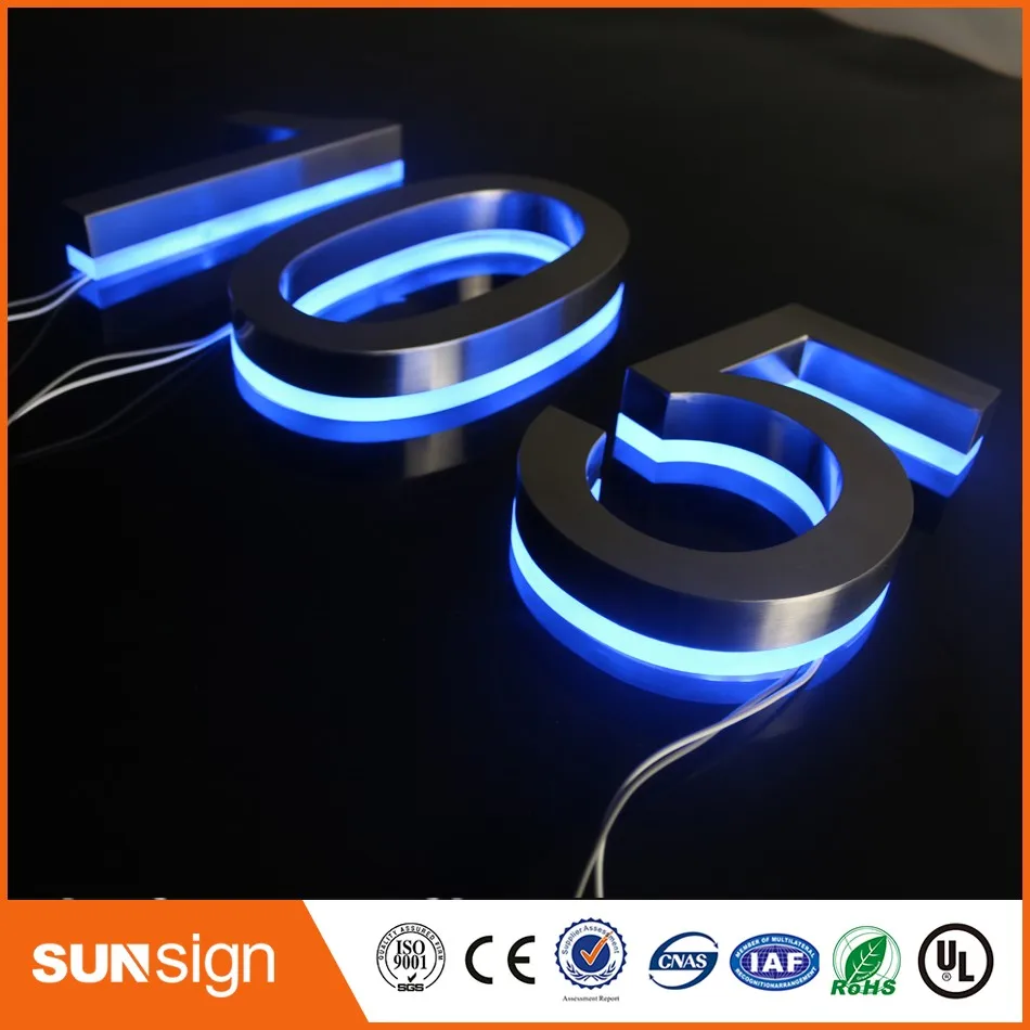 Beautiful Entrance Gate Accessories LED House Numbers and letters & Apartment LED Numbers and letters size H250mm