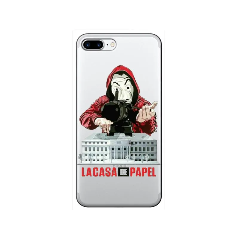 Испания ТВ La Casa de papel жесткий пластиковый чехол для телефона iPhone 11 11PRO MAXXR XS MAX 5 5S SE 6