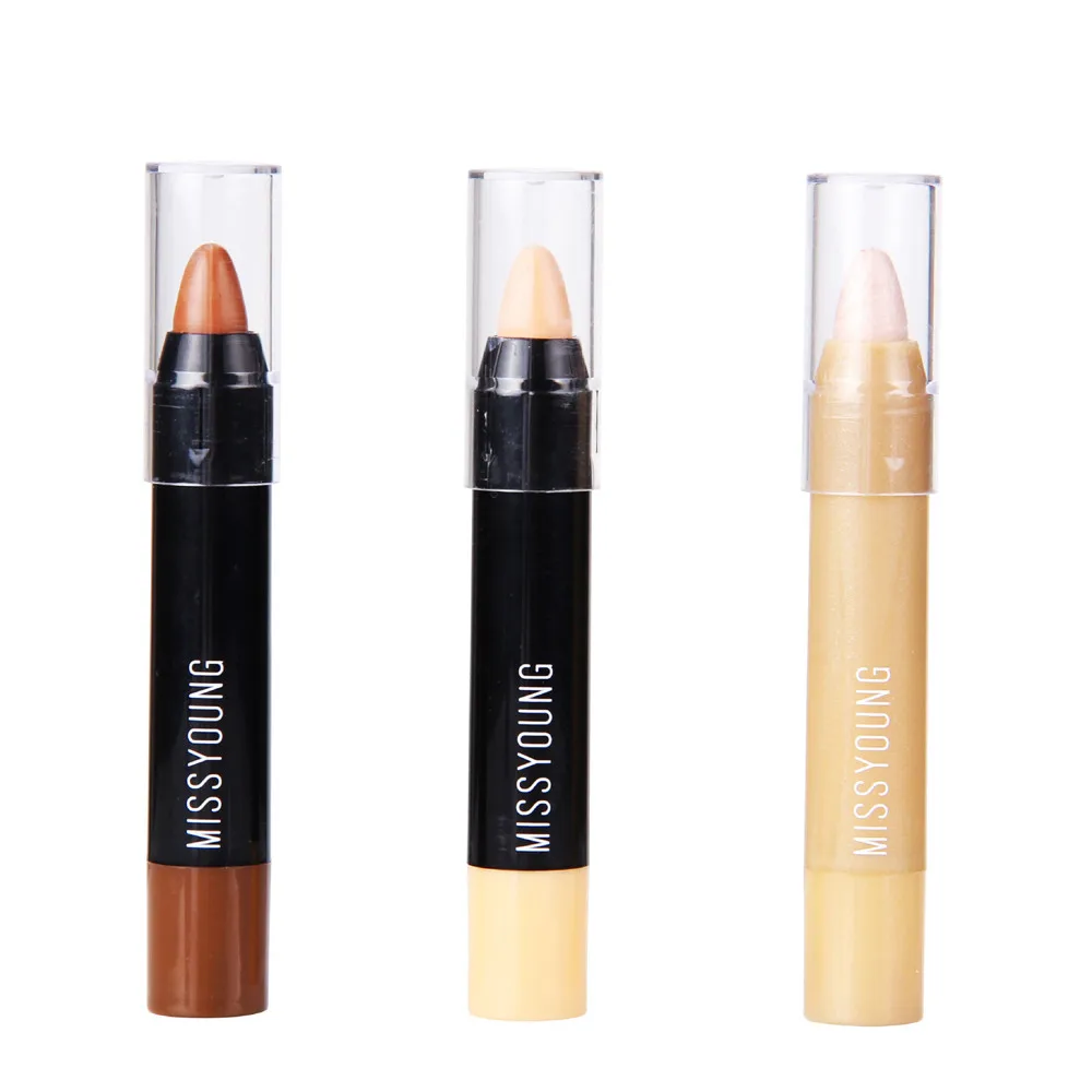 3 цвета консилер крем Палетка для контурирования лица Ремонт перламутровая ручка