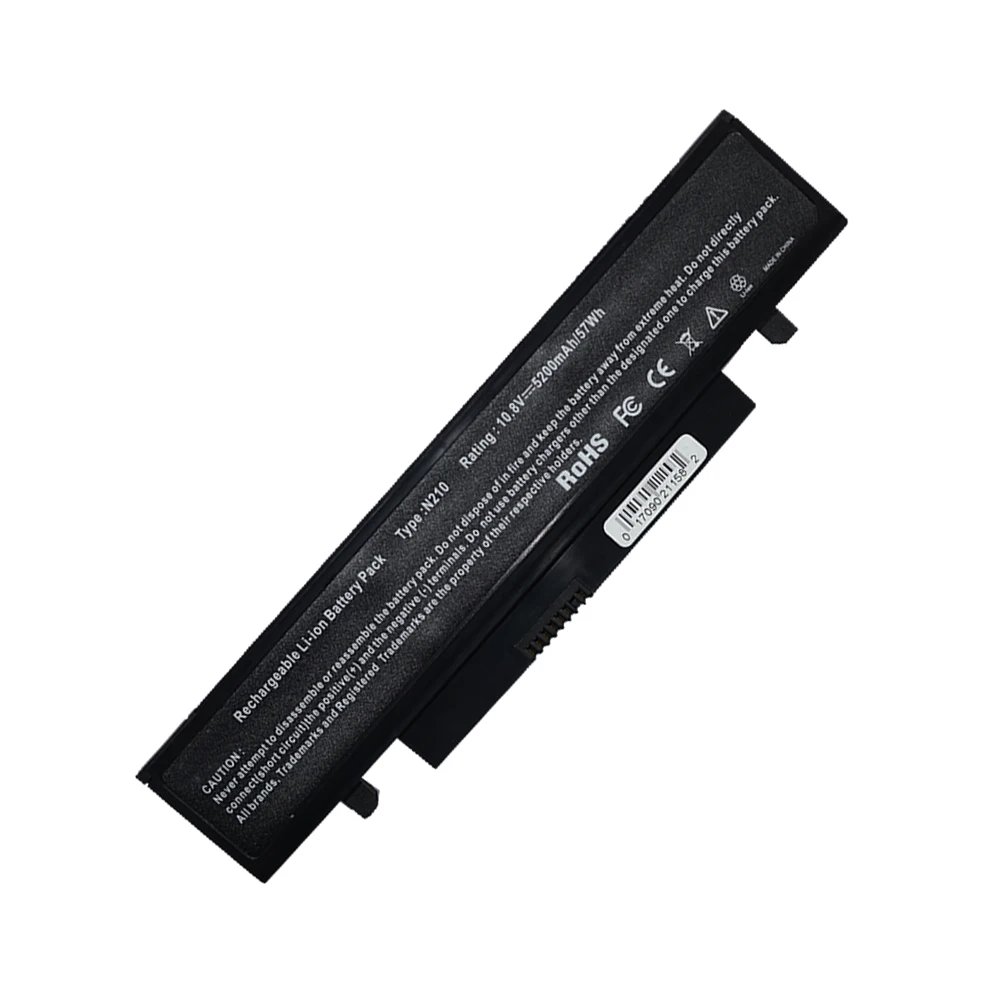 Аккумулятор 5200 мАч для ноутбука Samsung N210 X418 X420 N220 N230 NB30 X520 AA PB1VC6W PB1VC6B|Аккумуляторы