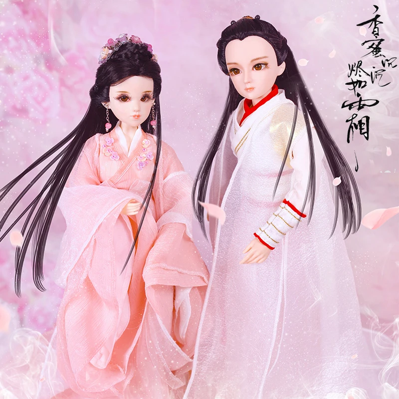 Ручная работа 34 см пепел любви JINMI и XUFENG 1/6 Bjd куклы 14 соединенный Китайский
