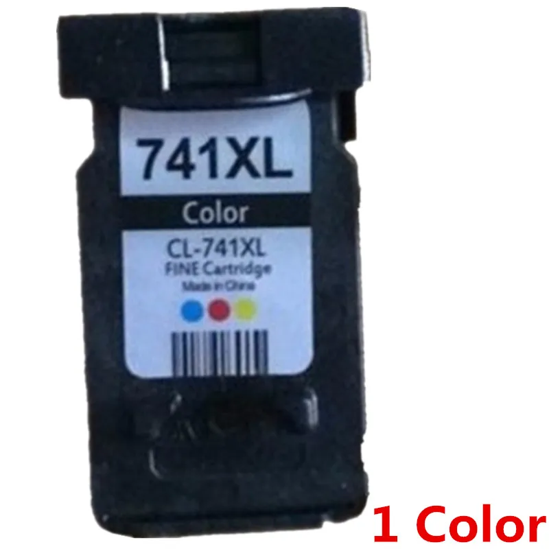 1 Color 1 комплект+ 1 Bk востановленные картриджи для струйного принтера для Canon PG-740 XL PG-740XL PG 740 PG740 Pixma MX517 MX437 MX377 MG4170 MG3170 MG2170 - Цвет: 1 Color