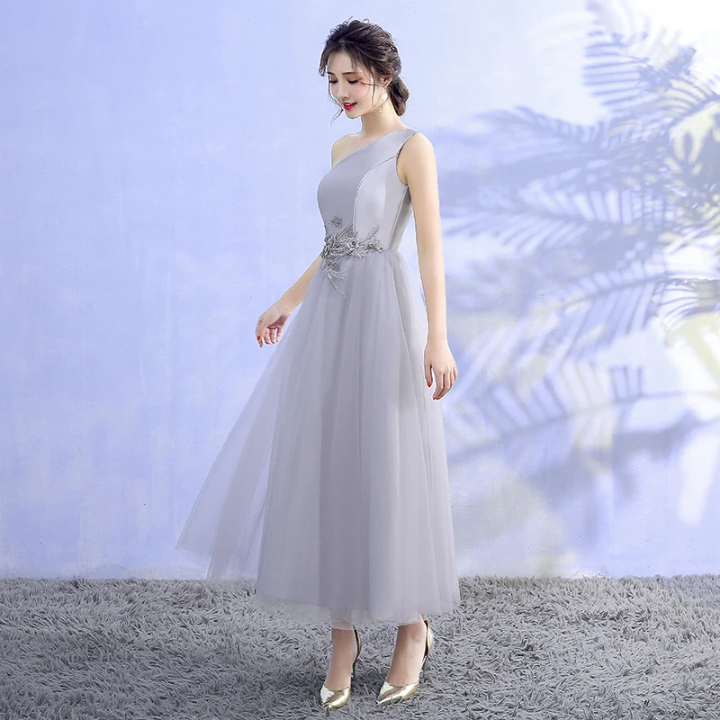 Платье-миди для свадьбы подружки невесты с открытым плечом | Свадьбы и торжества