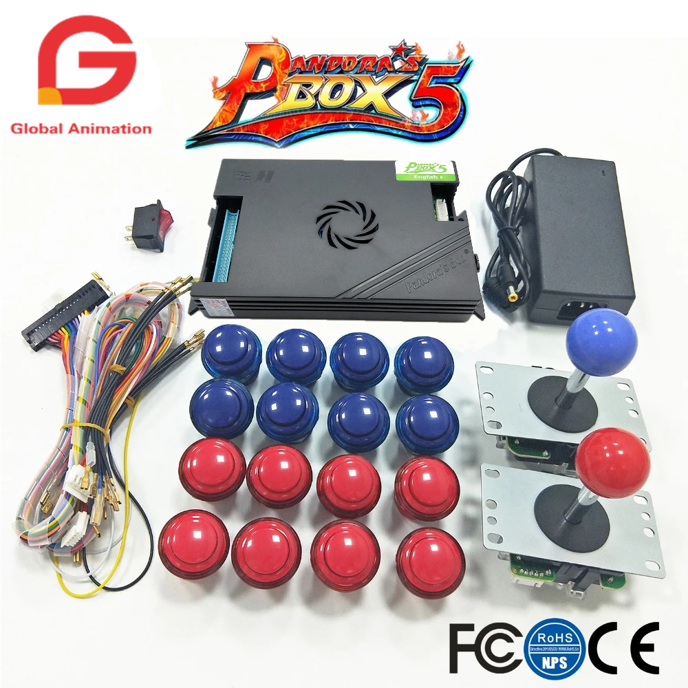 2 игрока Аркады MAME джойстик и Pandora Box 5 Home Edition 960 в 1 Материнская плата игра DIY Набор для аркадной машины