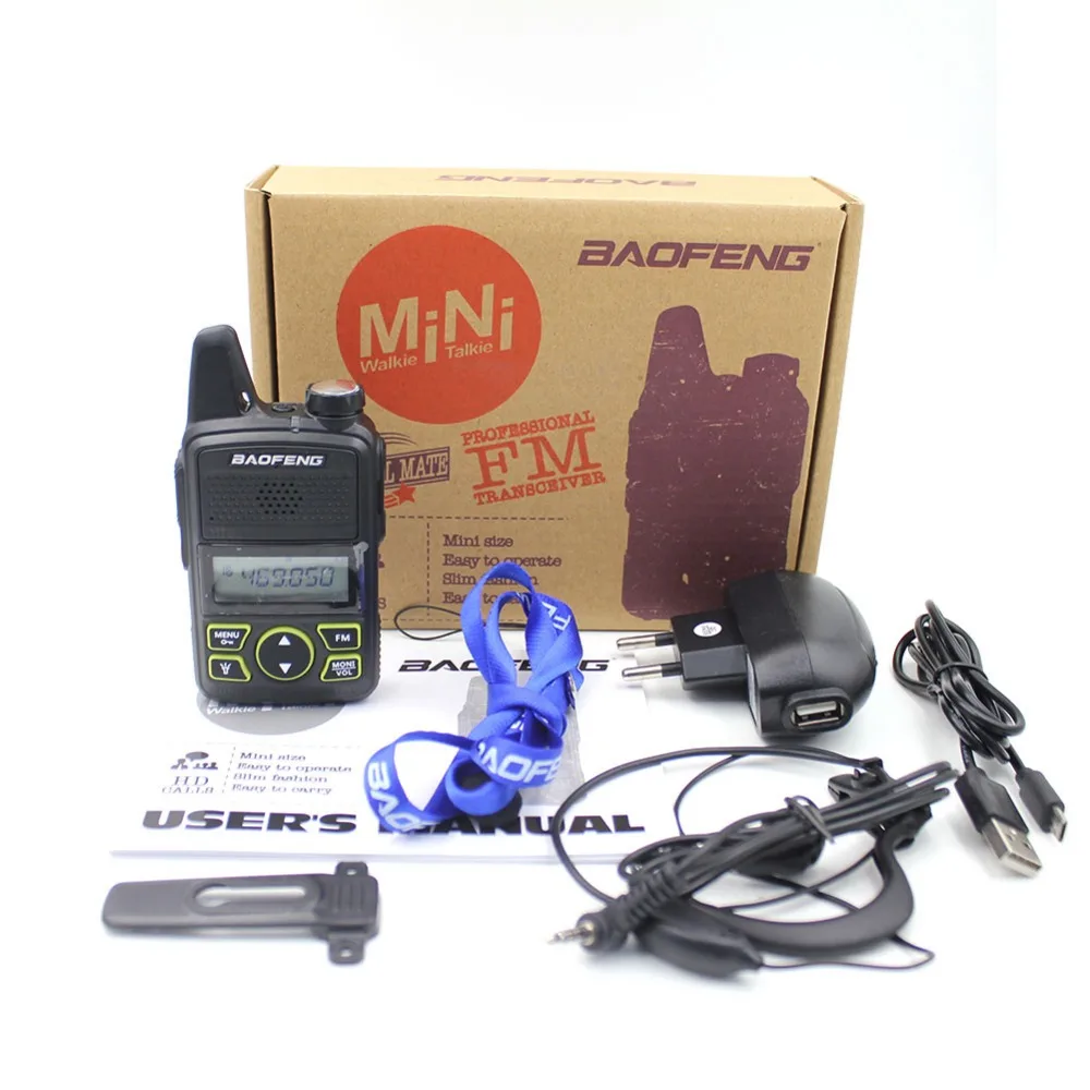 BAOFENG Wakie Talkie 100% оригинал двухстороннее радио 400 470 МГц 0 5 1 Вт приемопередатчик