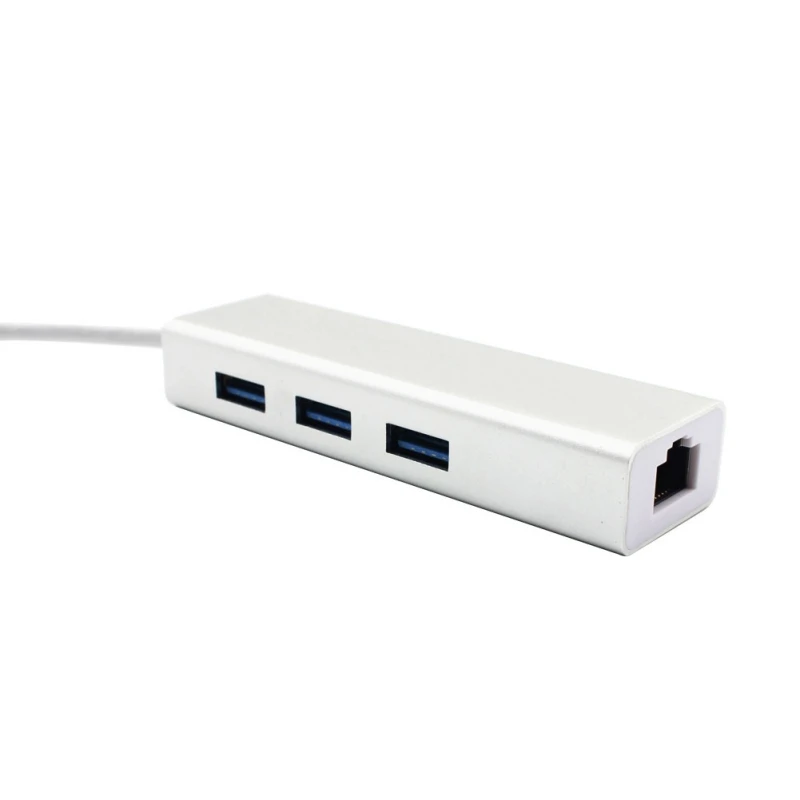 USB3.0 сетевая карта + порт концентратор гигабитный Ethernet адаптер к RJ45 Lan для Windows XP 7