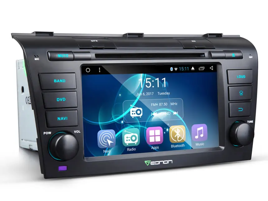 7 &quot4 ядра 2 ГБ Оперативная память ОС Android 6.0 Специальный автомобиль DVD для Mazda 3 2004