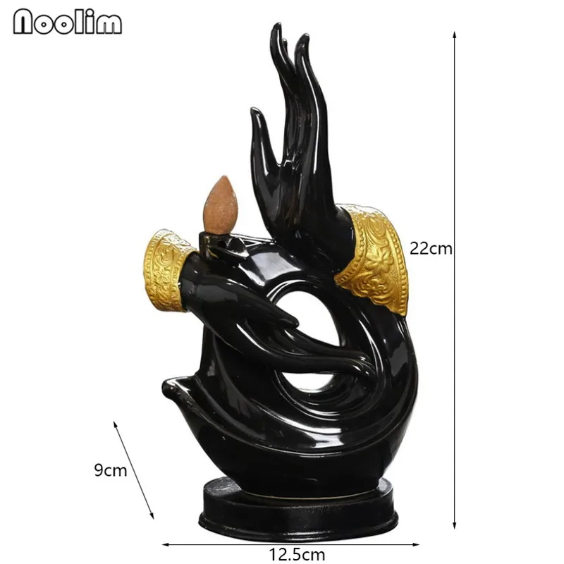 Бергамот дымовая горелка для благовоний дзен ароматерапия печь водопад ладан