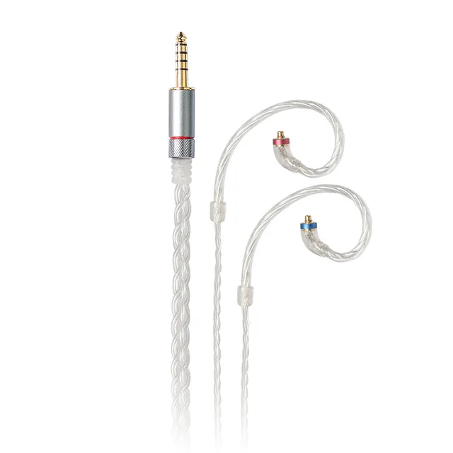 FiiO LC-2.5C/3.5C/4.4C ручные наушники MMCX сбалансированный сменный кабель 2,5 мм 3,5 мм 4,4 см разъем для Shure/Westone/JVC/FiiO - Цвет: LC-4.4C (4.4mm plug)