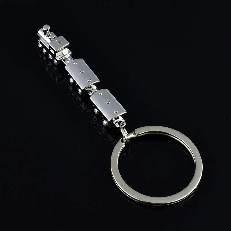 Хит 3D автомобильный брелок для мужчин и женщин металлический поезд брелки