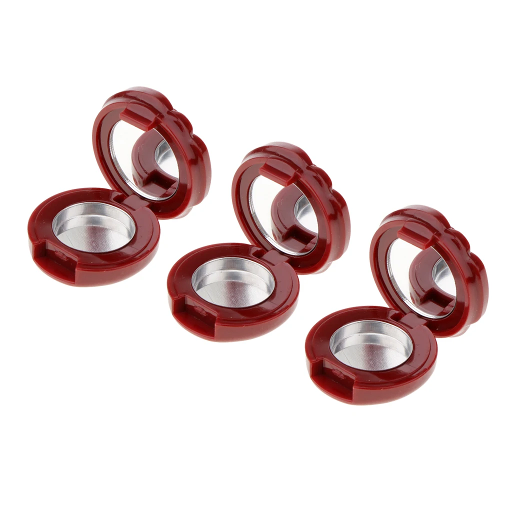 Пустой пластиковый блеск для губ 3 шт. помада тени век пудра сделай сам макияж