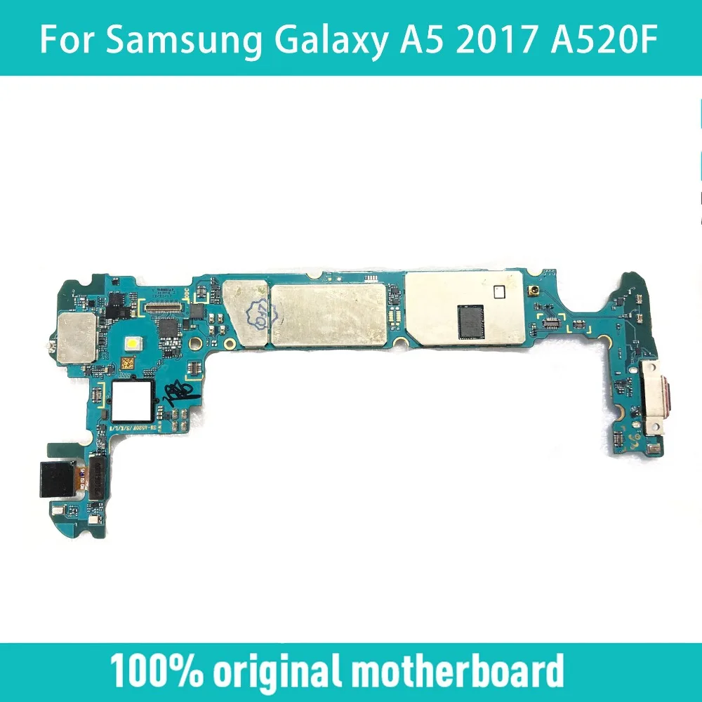 Оригинальная разблокированная материнская плата Замена для Samsung Galaxy A5 2017 A520F с