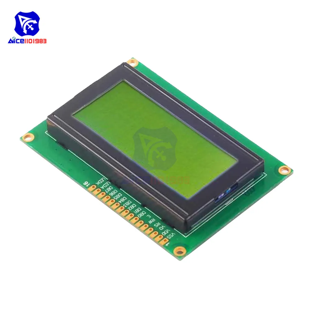 Модуль ЖК дисплея 16X4 модуль LCM синий/желтый черный свет для Arduino 5V 1604|ЖК-модули| |
