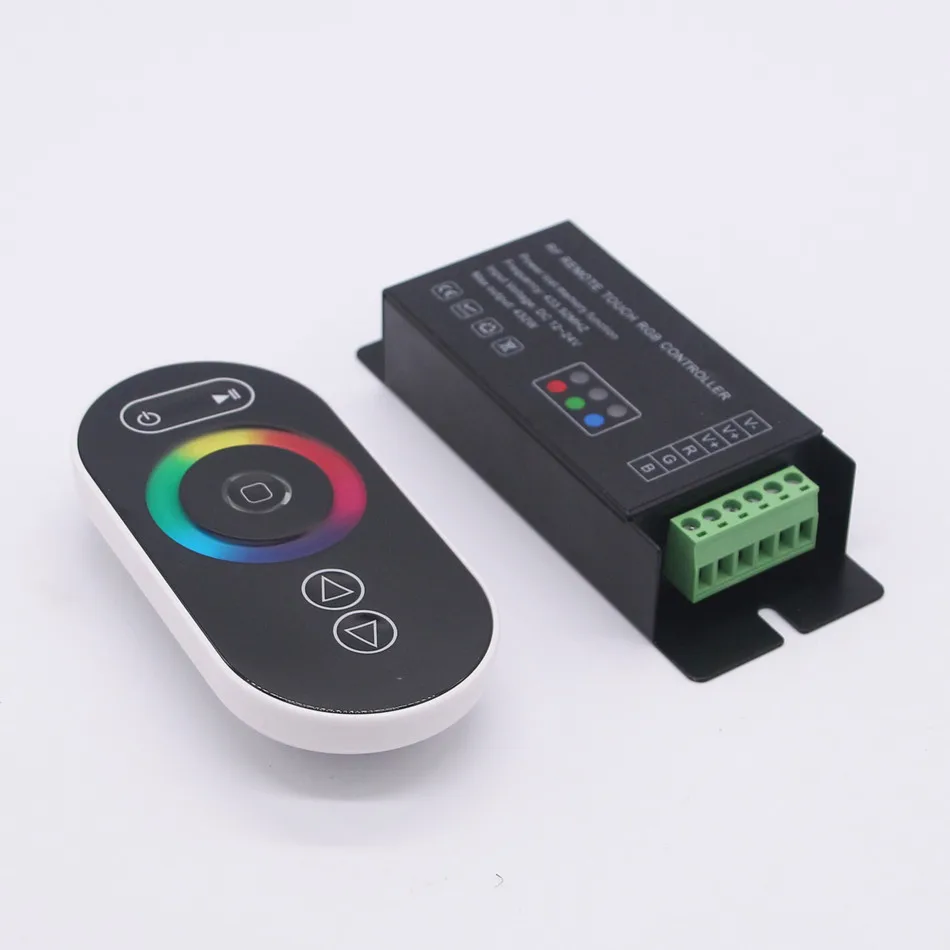 BEILAI AC/DC 12 24V 18A сенсорный светодиодный RGB Управление RF Беспроводной дистанционного