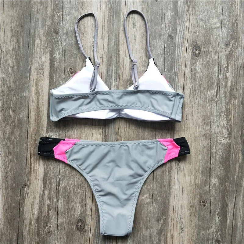 

Imayio women bikini set new print swimsuit 3colors S-L swimwear 2018 new arrival free shipping beach wear